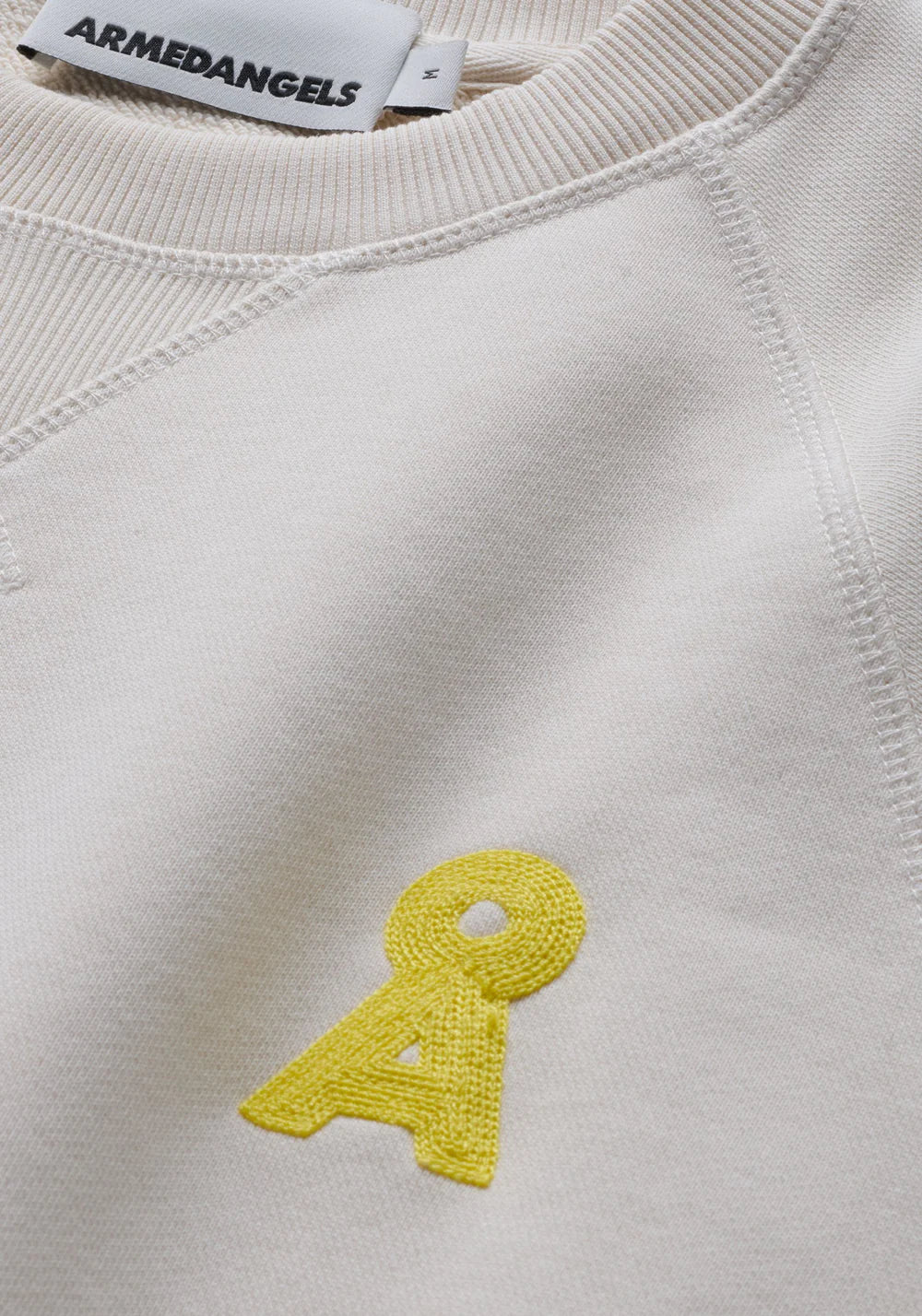 ARMEDANGELS | Pull à col rond "ICONIC Å MEL" - Ecru