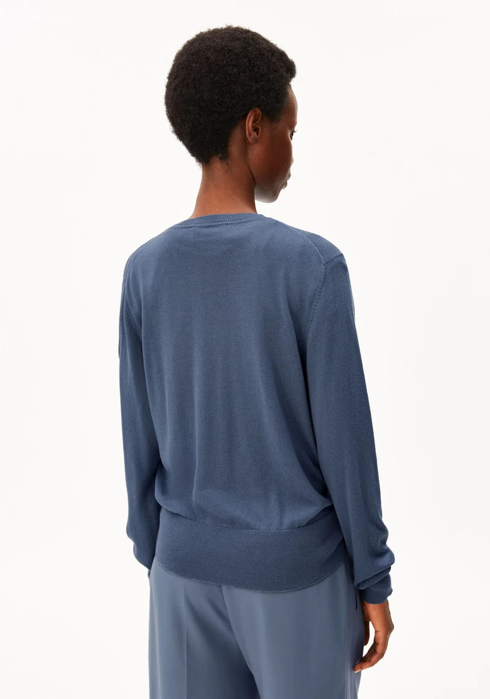 ARMEDANGELS | Pull en maille fine | Bleu