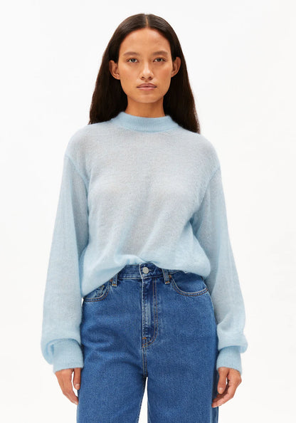 Armedangels | Pull 'Mohair' | Bleu