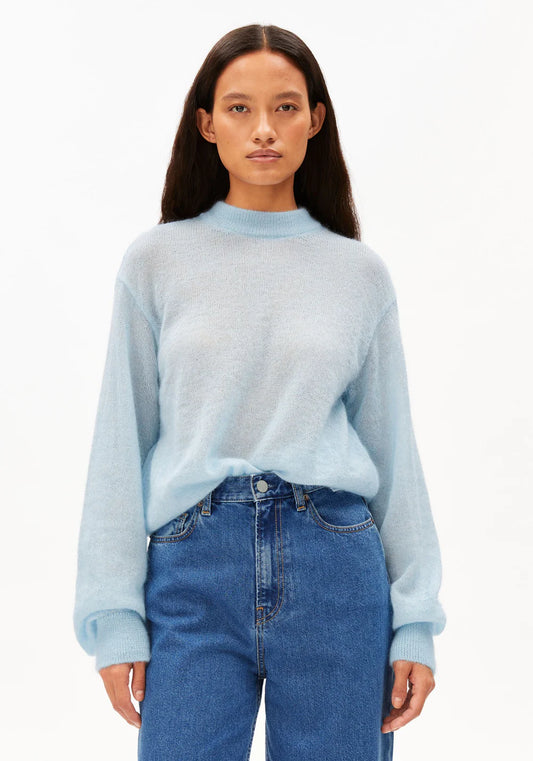 Armedangels | Pull 'Mohair' | Bleu