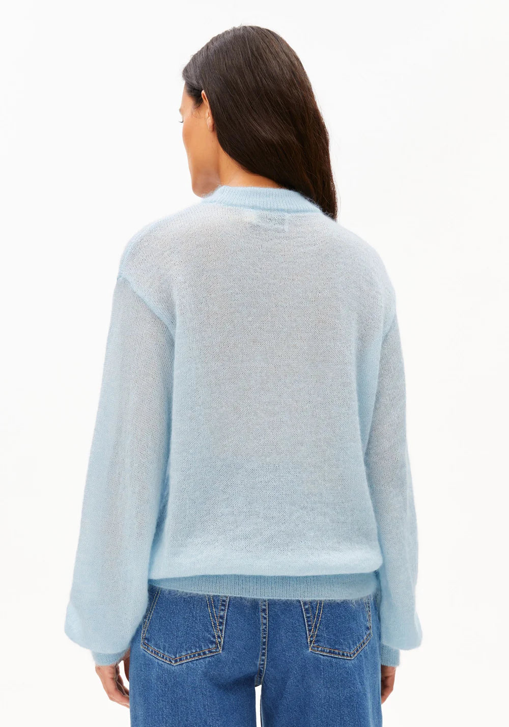 Armedangels | Pull 'Mohair' | Bleu