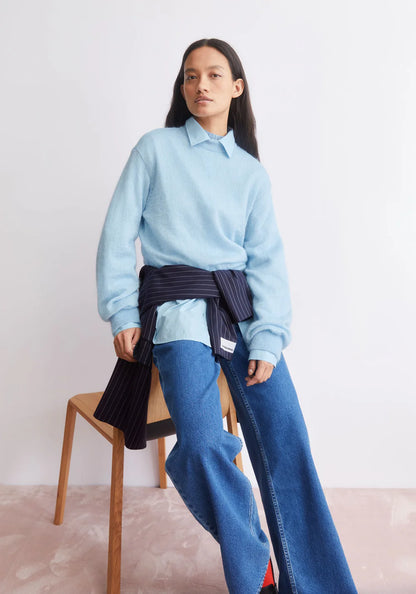 Armedangels | Pull 'Mohair' | Bleu