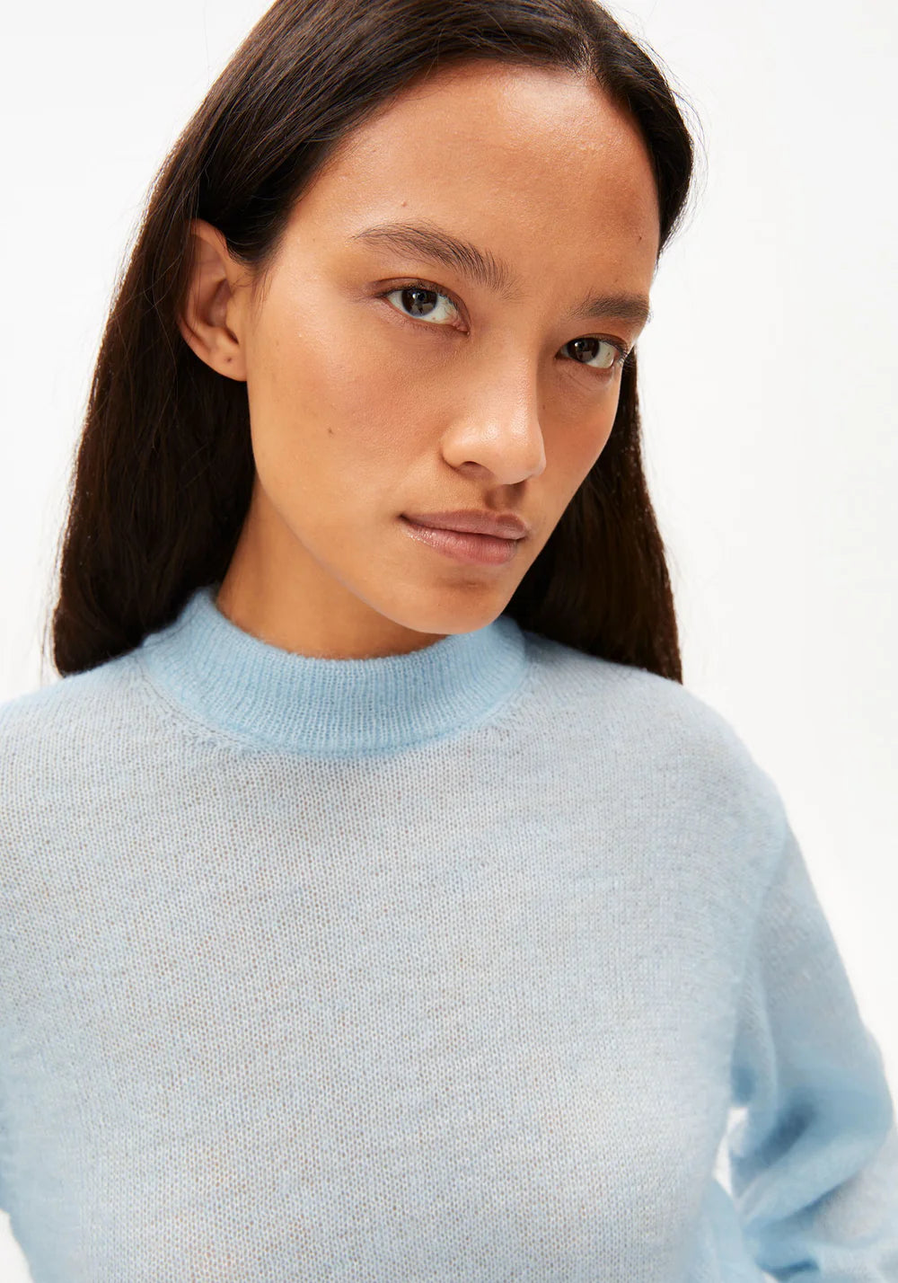 Armedangels | Pull 'Mohair' | Bleu