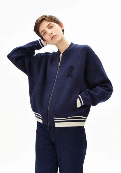 Armedangels | Veste 'bomber Iconic' |  Marine