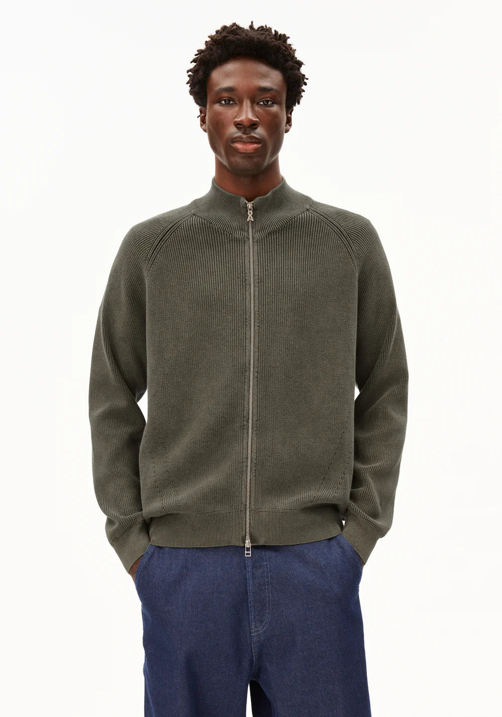 Armedangels | Le cardigan "Artyom" - Vert Forêt