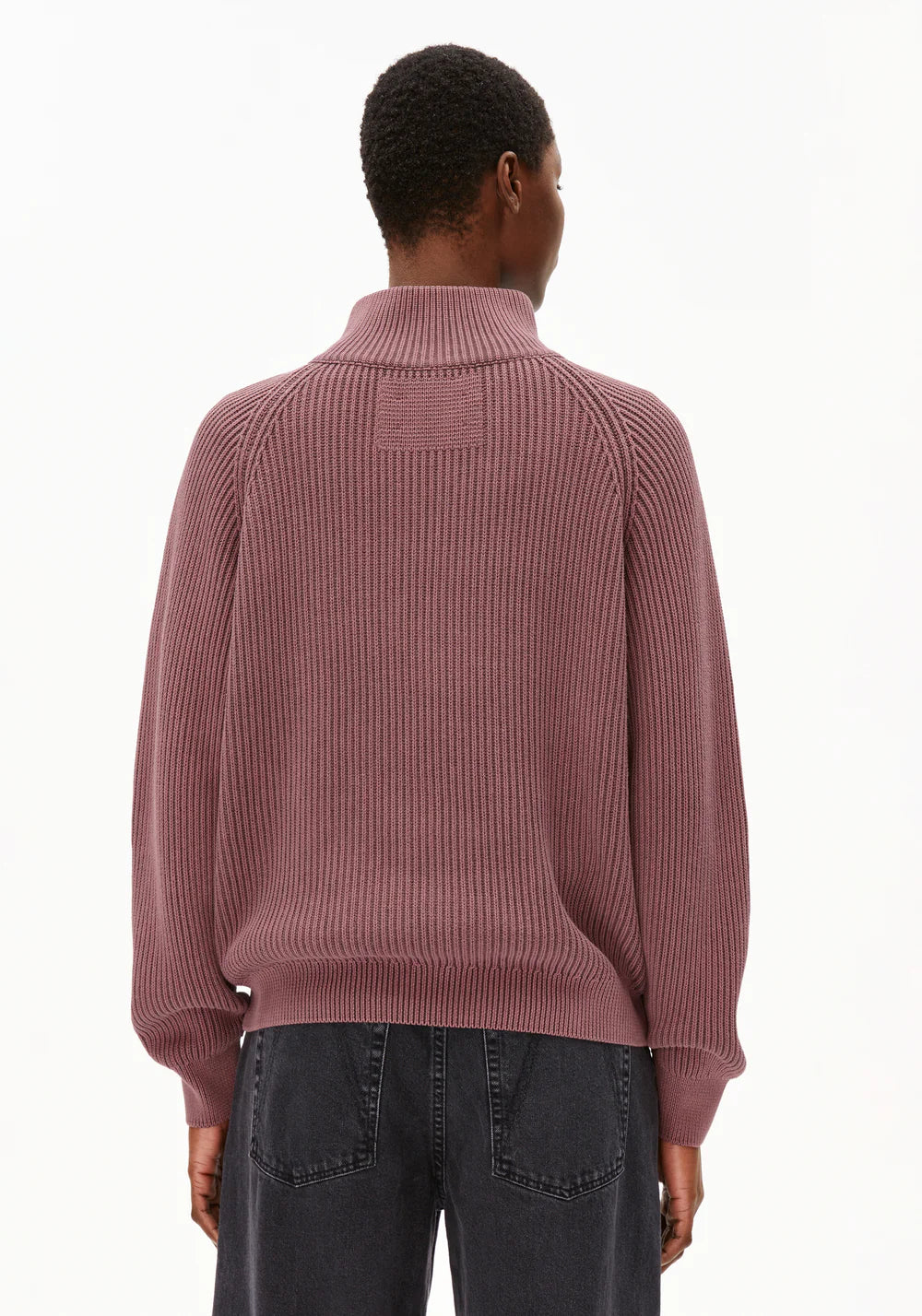 Armedangels | Pull en coton biologique teint en pièce "RONYIAAS"- Rose poudré