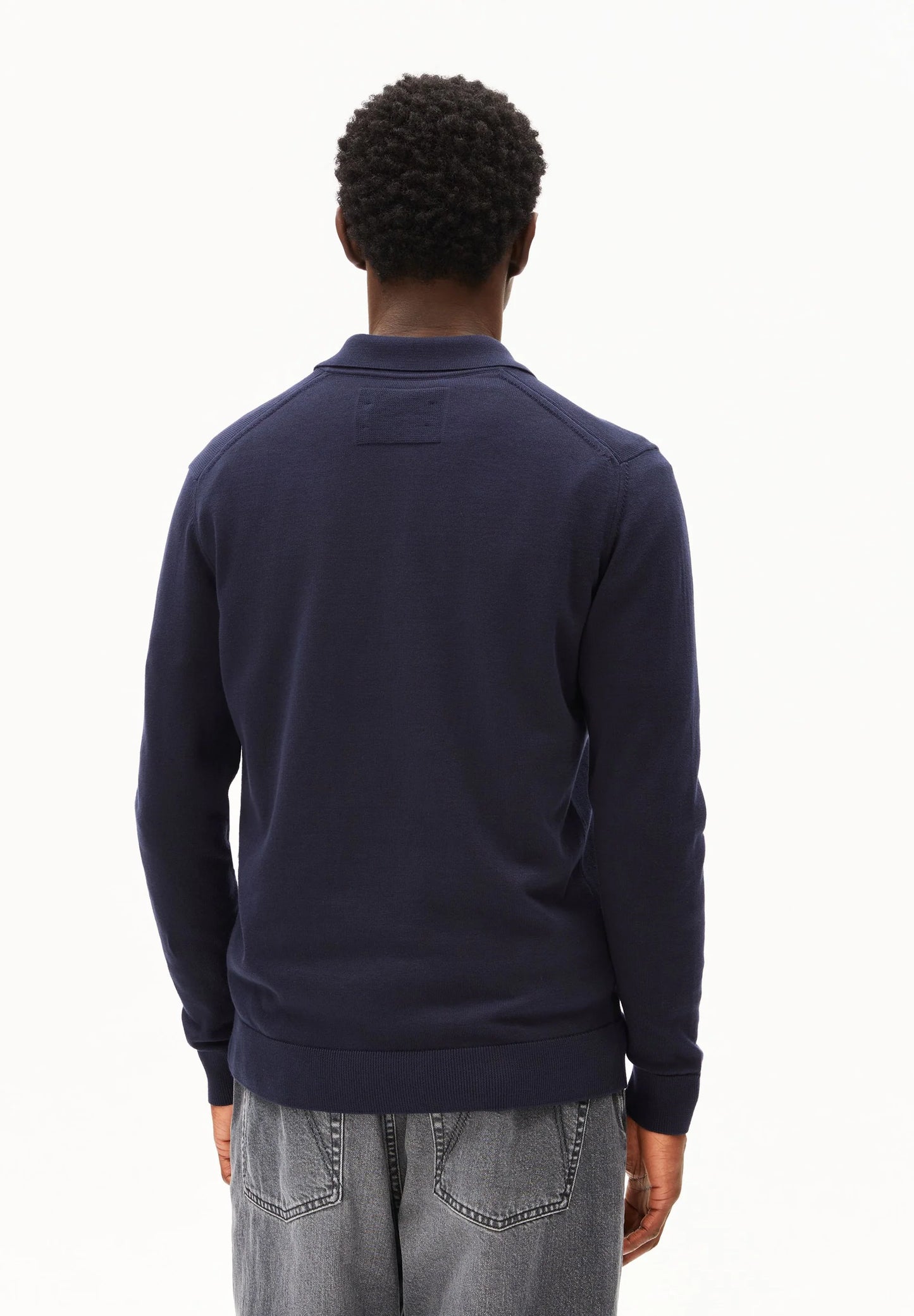 ARMEDANGELS | Polo manche longue - Bleu