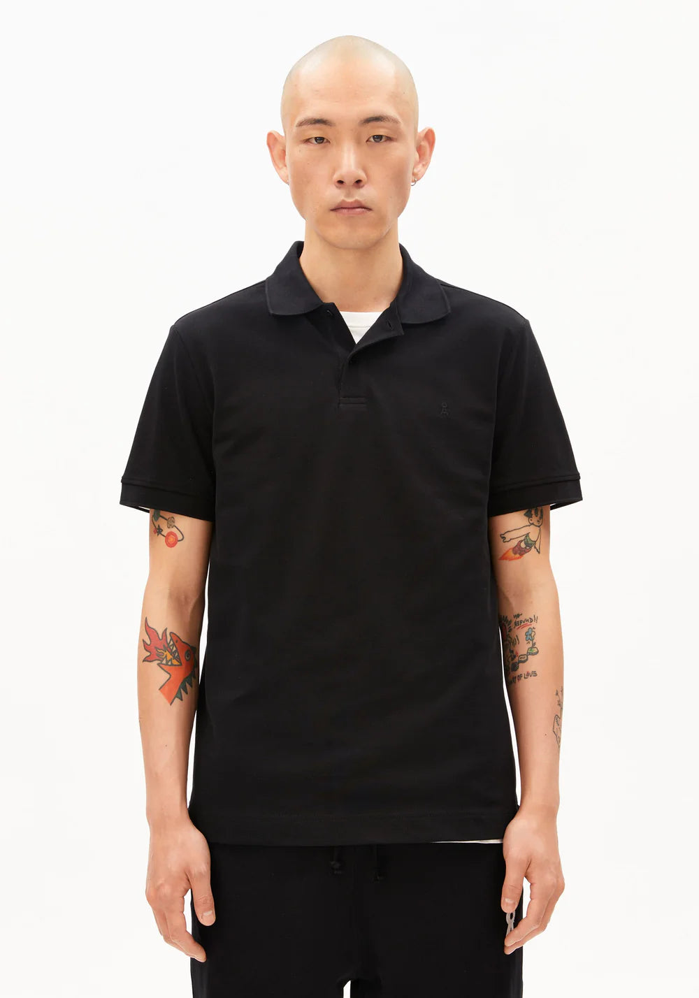 ARMEDANGELS | Polo "MAARIO" - Noir