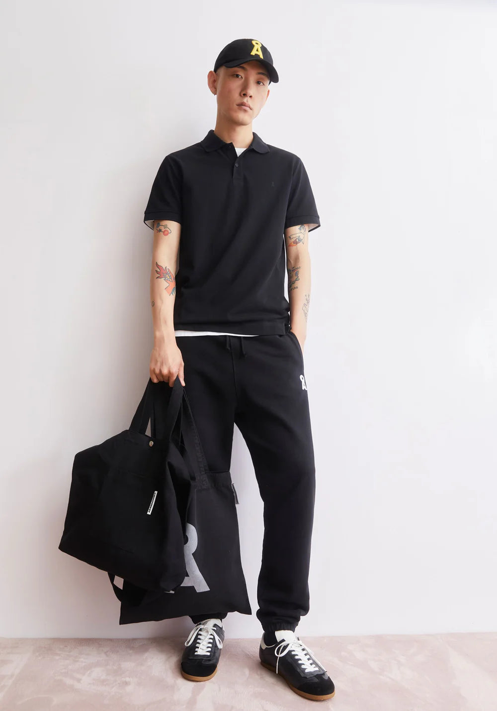 ARMEDANGELS | Polo "MAARIO" - Noir