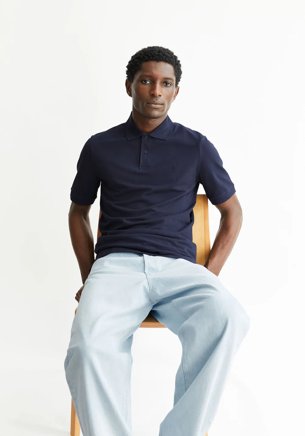 ARMEDANGELS | Polo "MAARIO" - Bleu marine