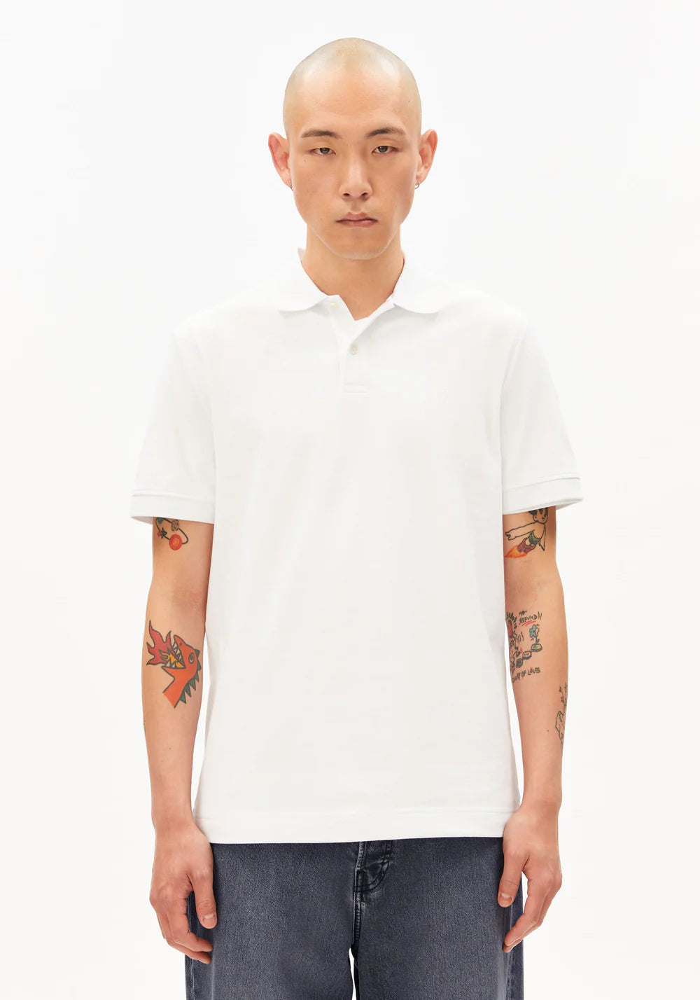 ARMEDANGELS | Polo "MAARIO" - Blanc