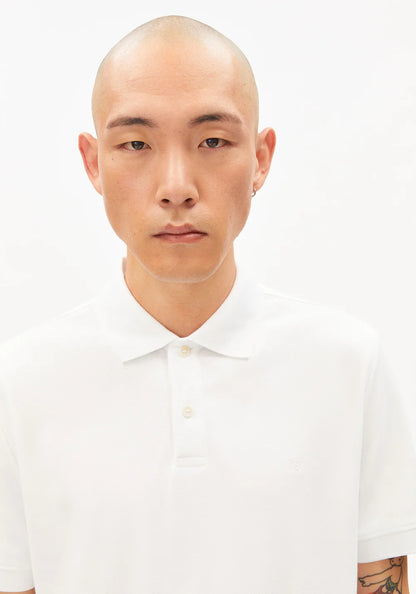 ARMEDANGELS | Polo "MAARIO" - Blanc