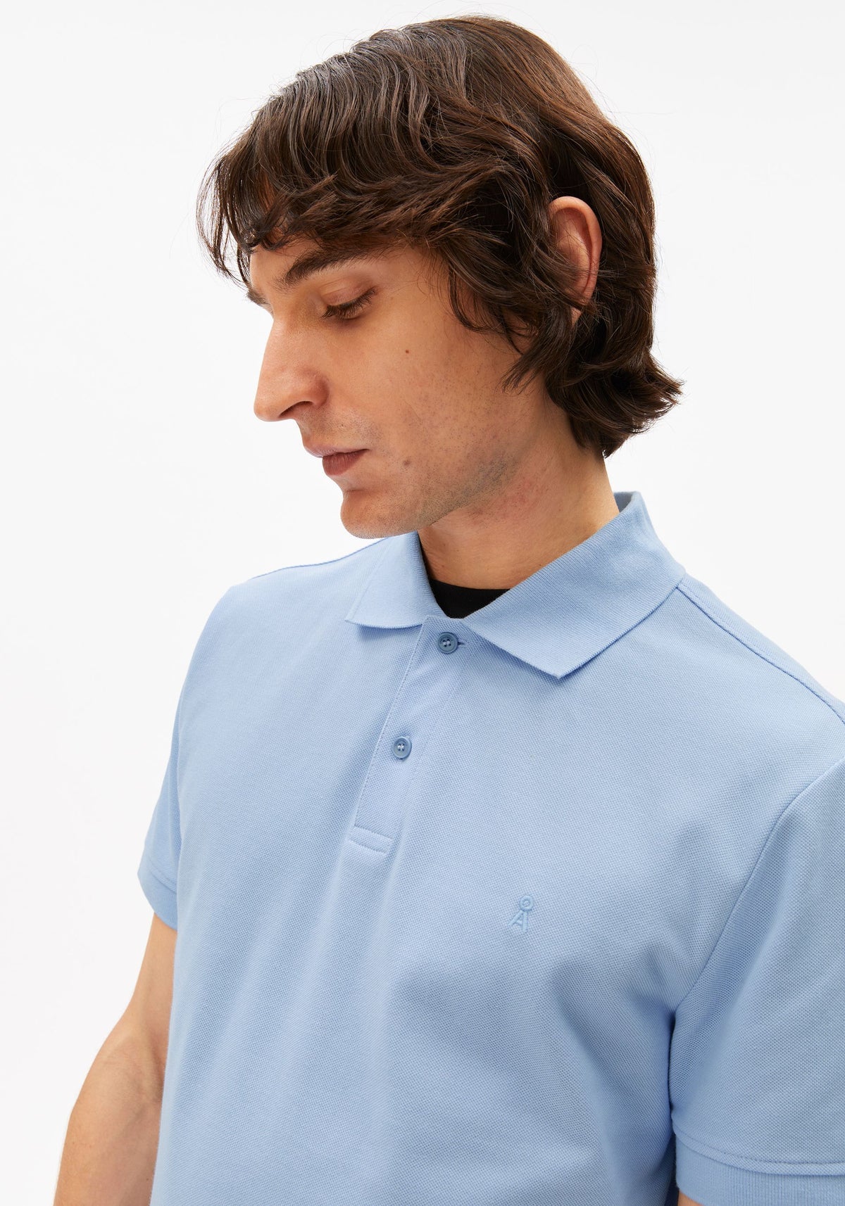 ARMEDANGELS | Polo "MAARIO" - Bleu claire
