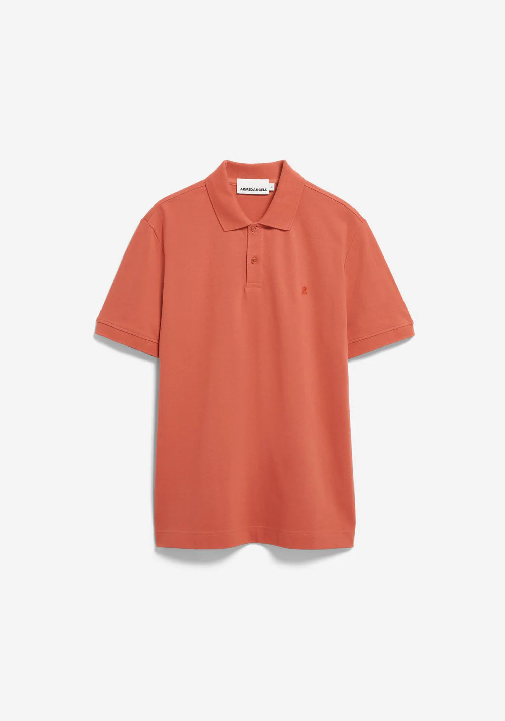 ARMEDANGELS | Polo "MAARIO" - Rouge délavé