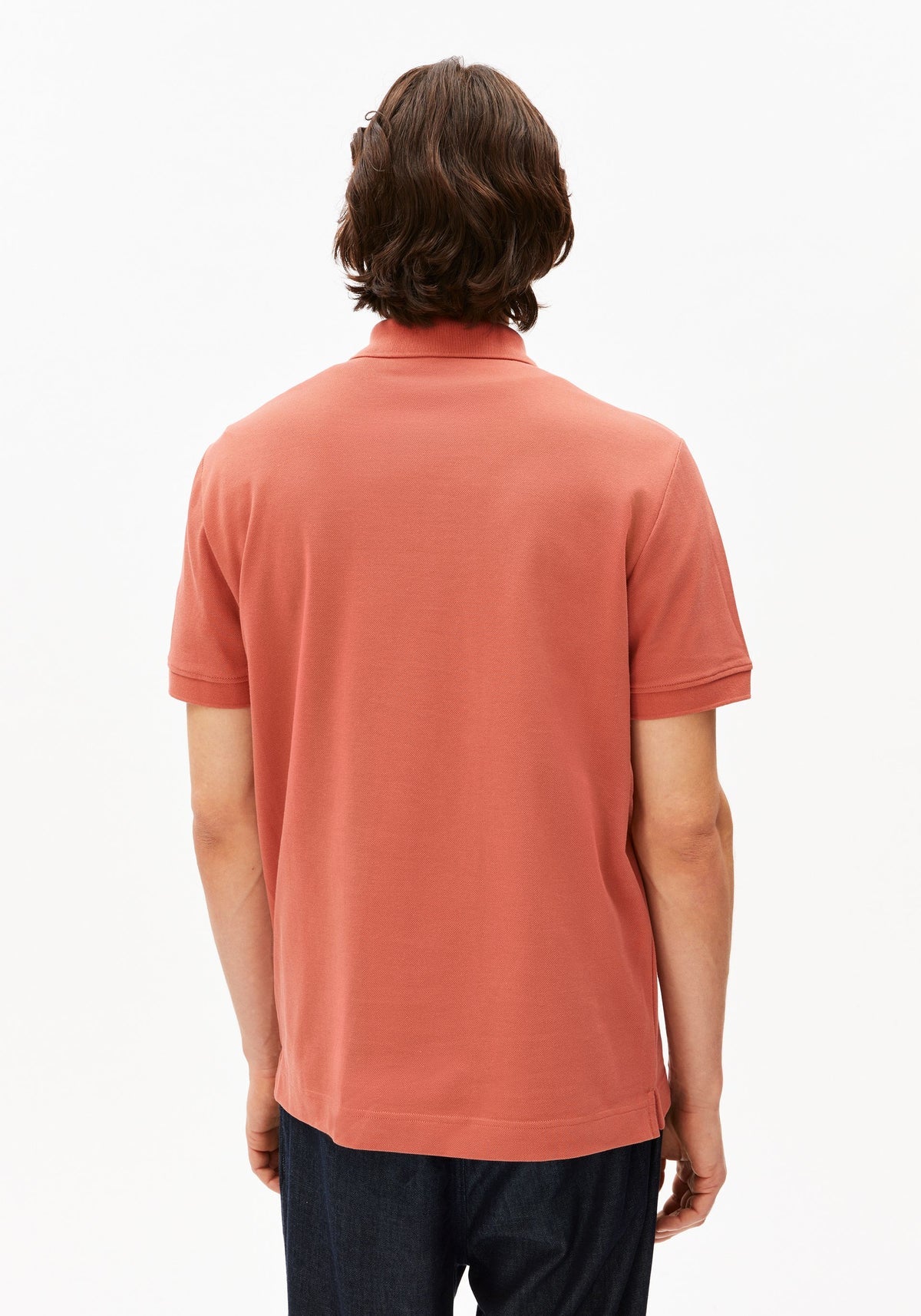 ARMEDANGELS | Polo "MAARIO" - Rouge délavé