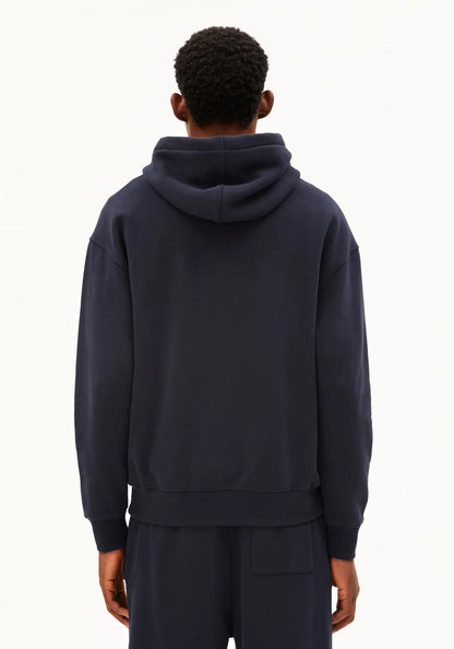 ARMEDANGELS | Sweat à capuche "SAROMIAAN" - Bleu nuit