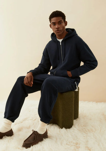 ARMEDANGELS | Sweat à capuche "SAROMIAAN" - Bleu nuit