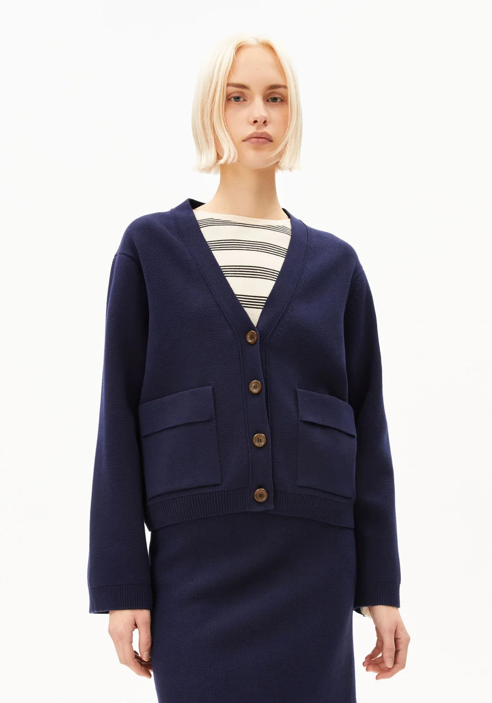 ARMEDANGELS | Cardigan 'Compact' | Marine