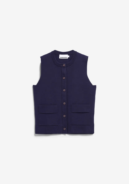 ARMEDANGELS | Veste à tricot 'Compact' | Marine