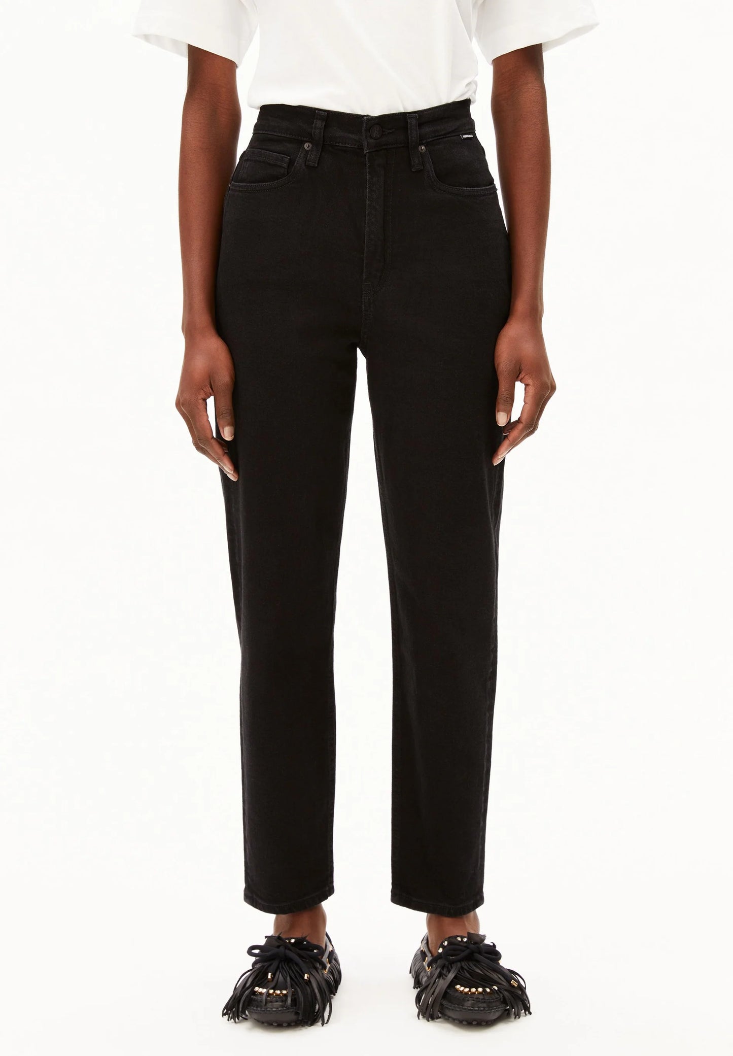 Armedangels | Denim 'Mairaa Mom Jean' |  Noir