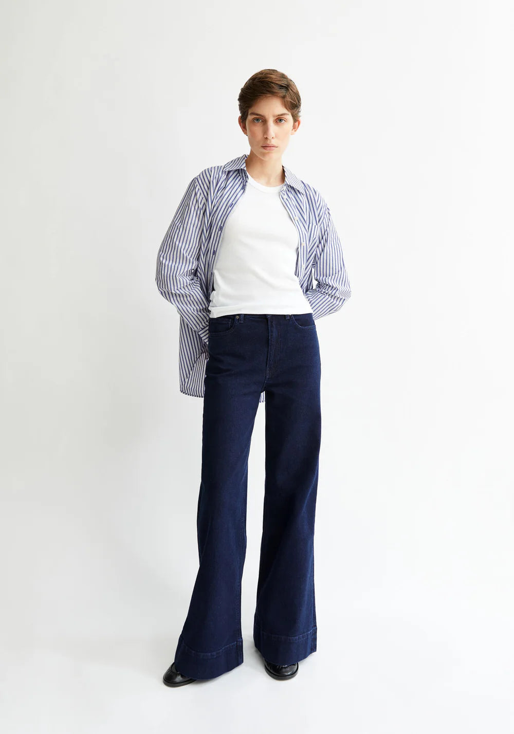 ARMEDANGELS | Jean 'Murliaa Wide'|  Bleu Foncé