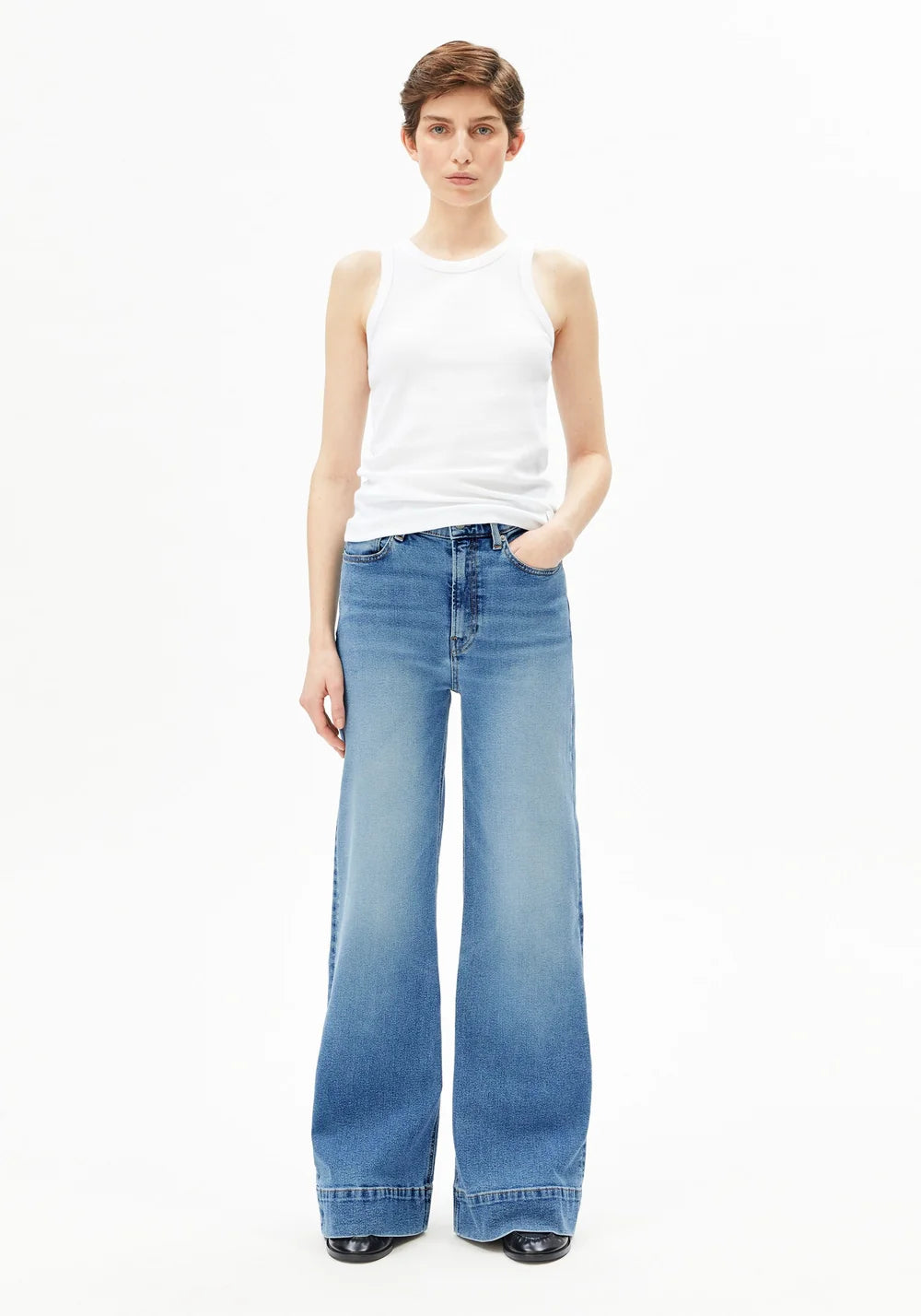 ARMEDANGELS | Jean 'Murliaa Wide'|  Bleu Pâle