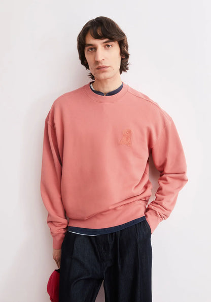 ARMEDANGELS | Sweat-shirt "ICONIC Å GMT DYE" - Rouge délavé