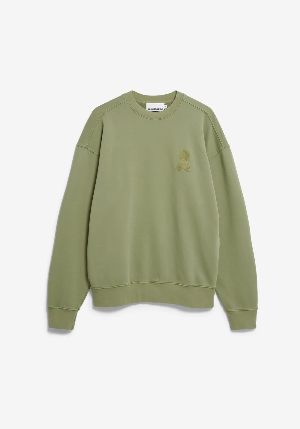 ARMEDANGELS | Sweat-shirt "ICONIC Å GMT DYE" - Vert délavé