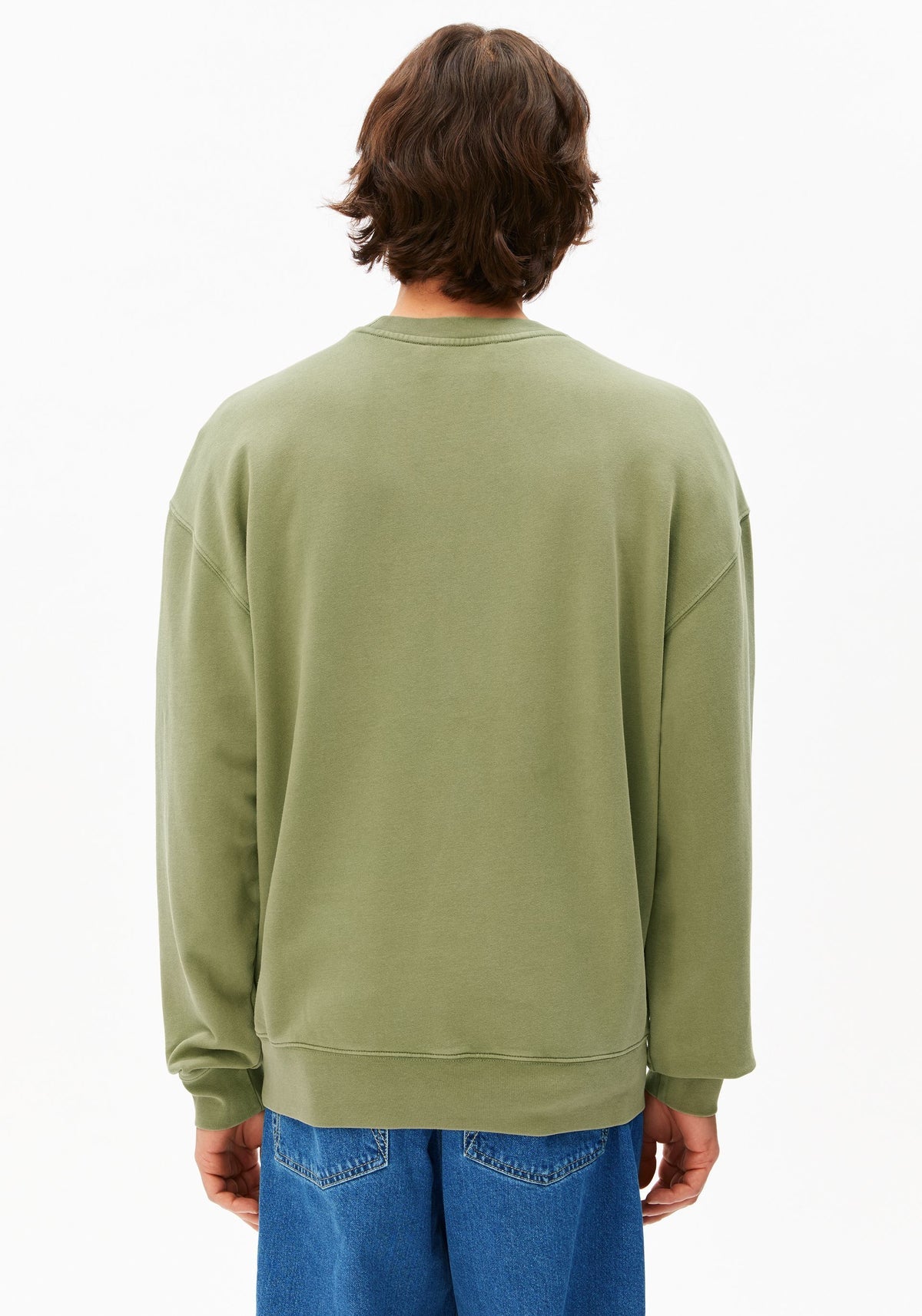 ARMEDANGELS | Sweat-shirt "ICONIC Å GMT DYE" - Vert délavé