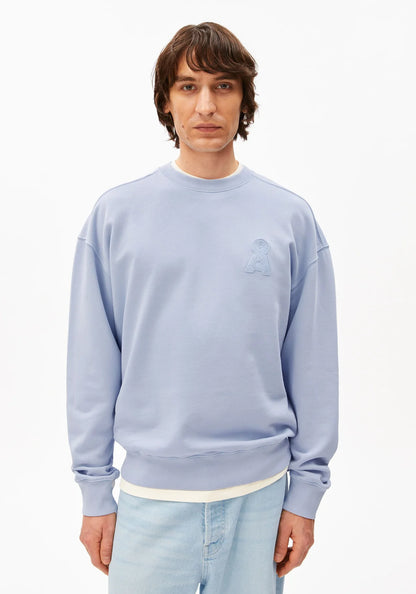 ARMEDANGELS | Sweat-shirt "ICONIC Å GMT DYE" - Bleu Clair