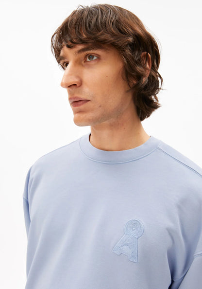 ARMEDANGELS | Sweat-shirt "ICONIC Å GMT DYE" - Bleu Clair