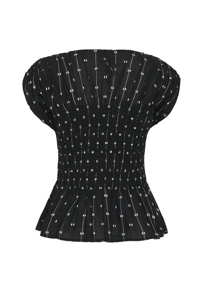 SOAKED IN LUXURY | Blouse 'Amelie'| Noir