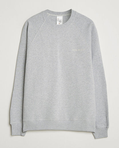 Nudie Jeans | le Sweat-shirt ''Palle Logo'' - Gris chiné