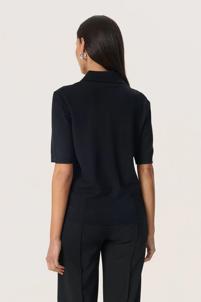 SOAKED IN LUXURY | Polo à manches courtes - Noir