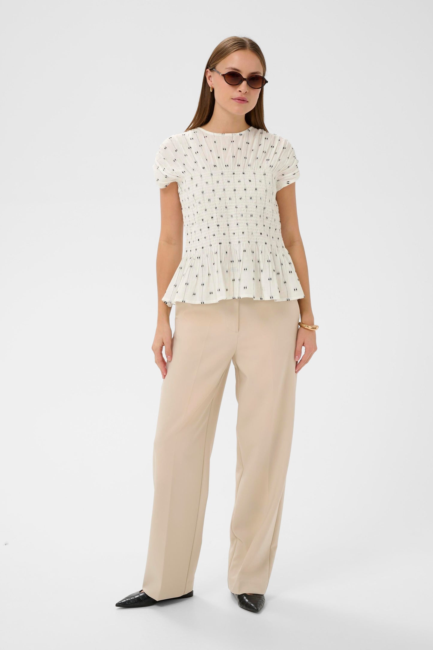 SOAKED IN LUXURY | Blouse 'Amelie'| Blanche
