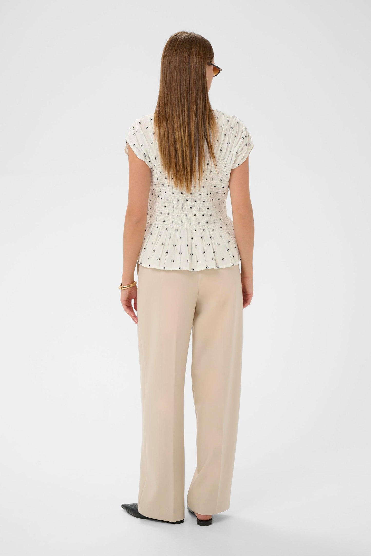 SOAKED IN LUXURY | Blouse 'Amelie'| Blanche