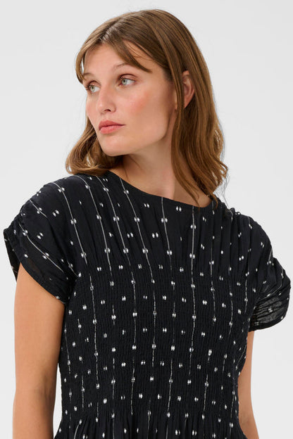 SOAKED IN LUXURY | Blouse 'Amelie'| Noir