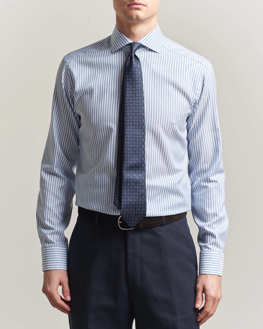 Eton | Chemise Oxford Signature à rayures Bengale - Bleu