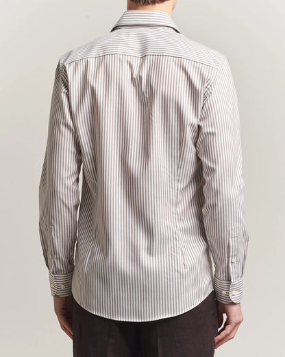 Eton | Chemise Oxford Signature à rayures Bengale - Beige