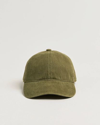 Tiger of Sweden | La casquette ''Hent'' délavée - Vert Kalamata