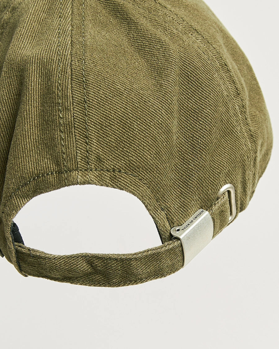 Tiger of Sweden | La casquette ''Hent'' délavée - Vert Kalamata