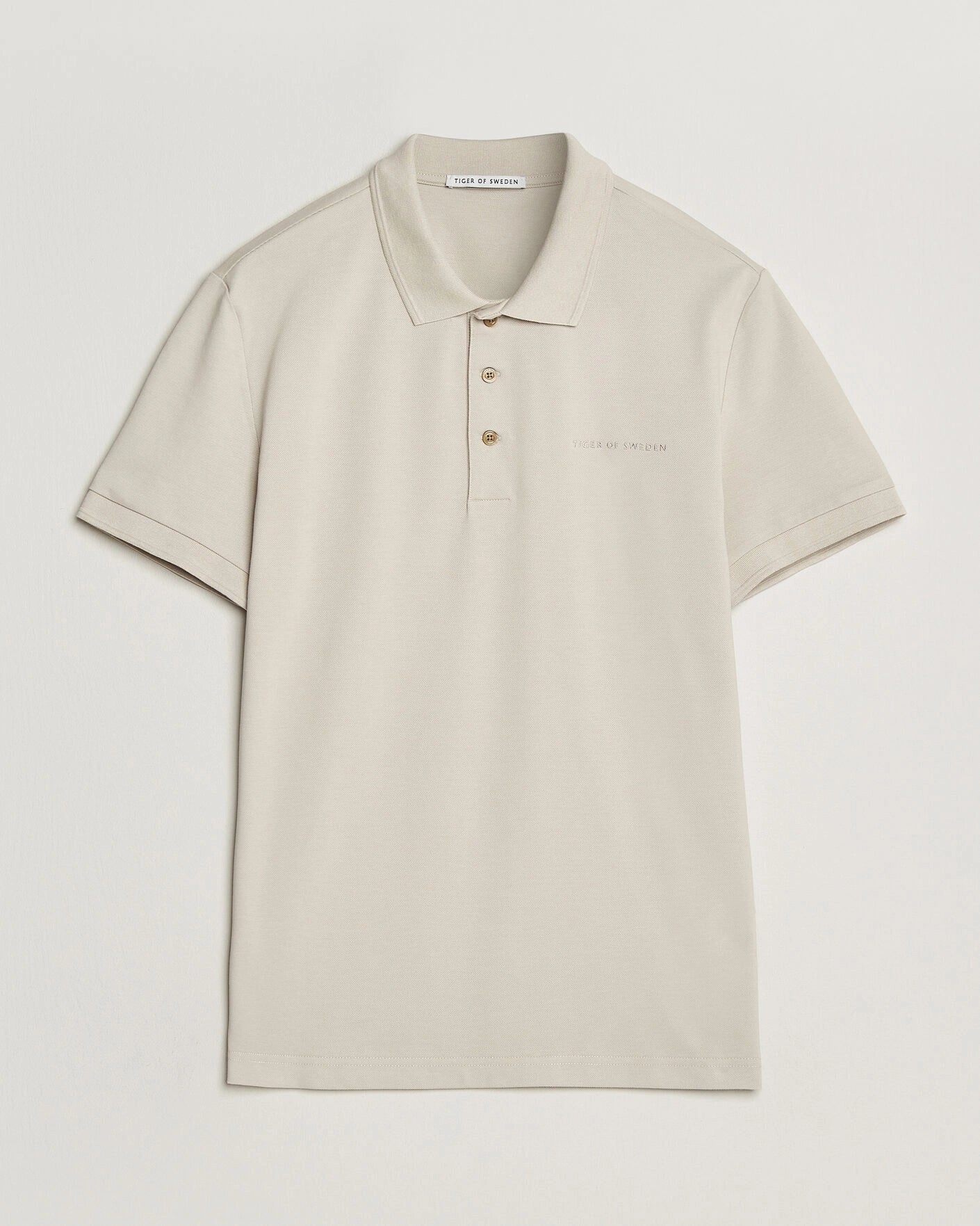 Tiger of Sweden | Polo en coton piqué "Darios" - Gris