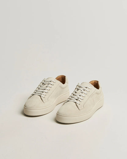 Tiger of Sweden | Baskets en daim "Salas 2" - Blanc cassé