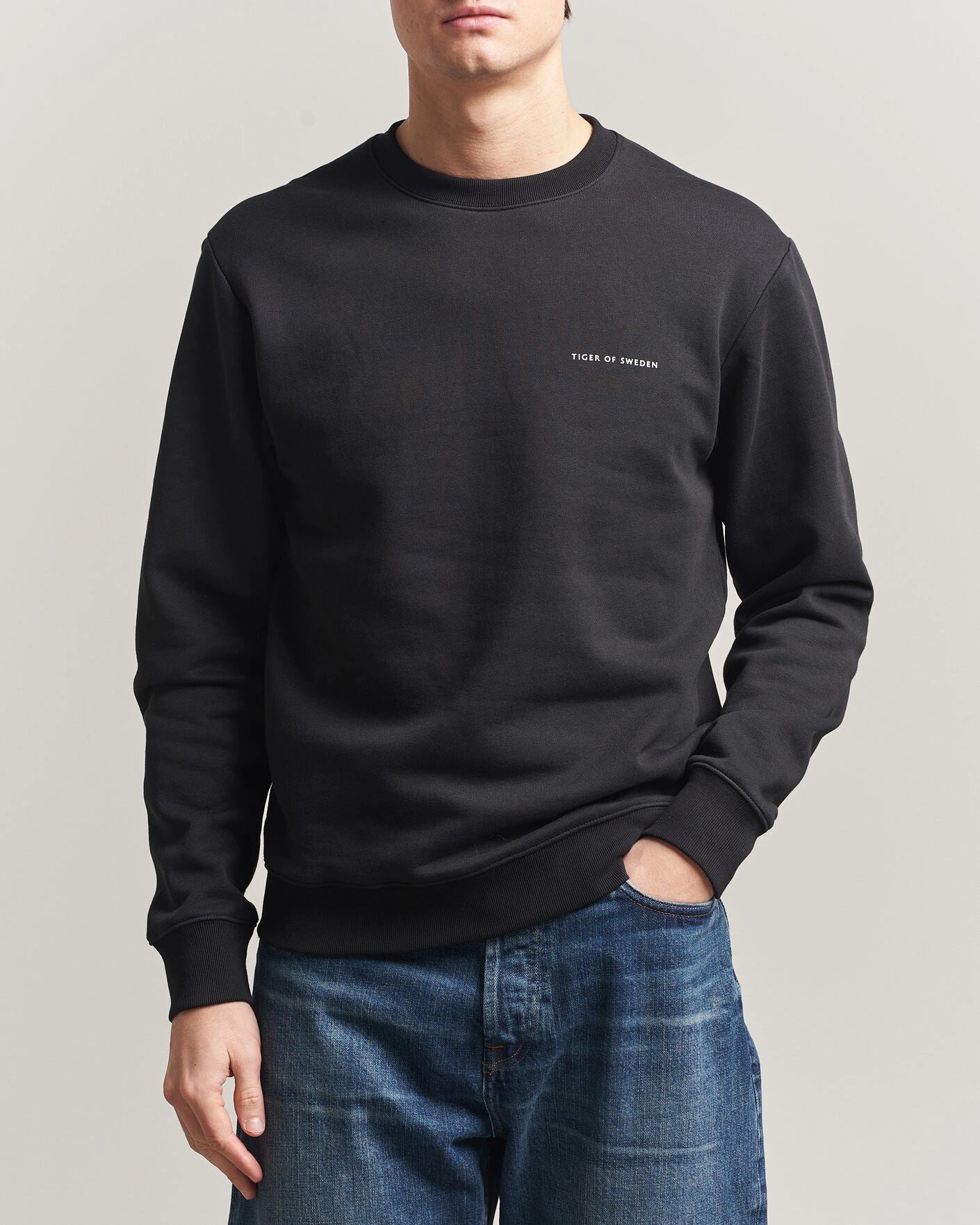 Tiger of Sweden | Pull en jersey "Emerson" - Noir