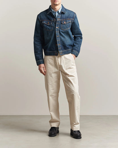 Nudie Jeans | Veste en jean ''Conny'' - Bleu effet usé