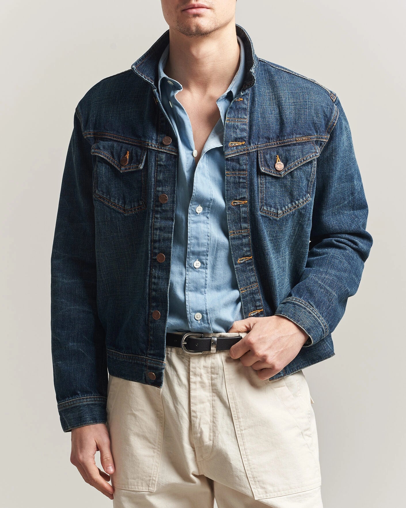 Nudie Jeans | Veste en jean ''Conny'' - Bleu effet usé