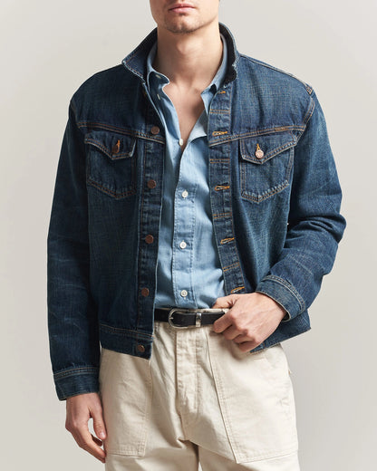 Nudie Jeans | Veste en jean ''Conny'' - Bleu effet usé