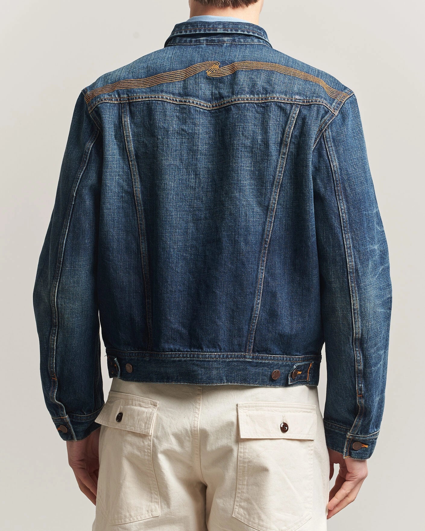 Nudie Jeans | Veste en jean ''Conny'' - Bleu effet usé