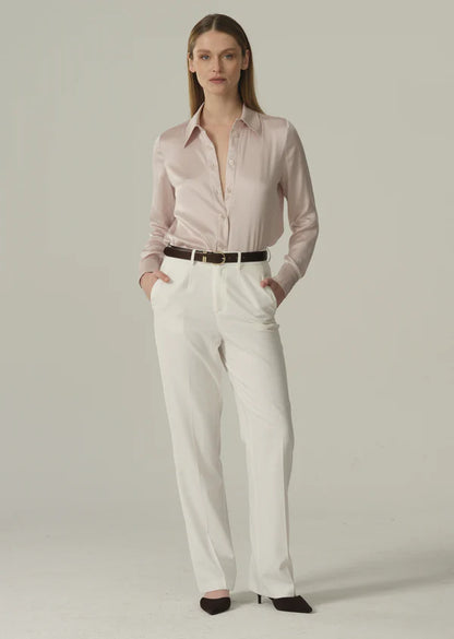 SAND Copenhagen | Chemise "LATIA" - beige huître