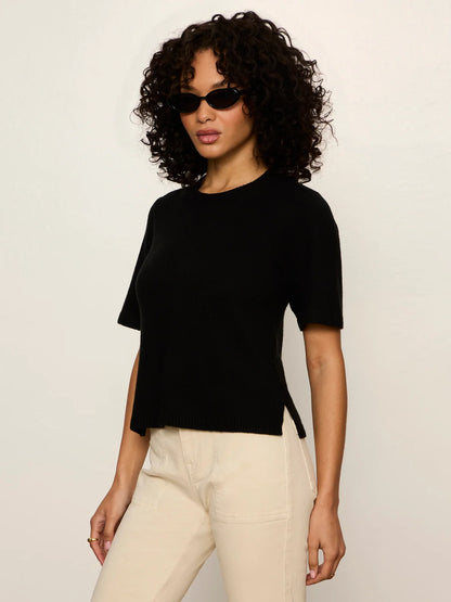 Sanctuary | T-Shirt en tricot 'Perfect Sweater' | Noir